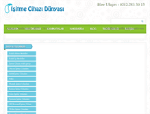 Tablet Screenshot of isitmecihazidunyasi.com